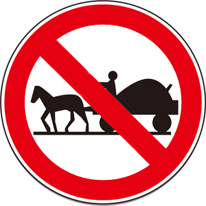 Bullock Cart Prohibited