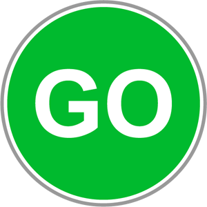 Go (Temporary Sign)