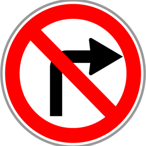 No Right Turn