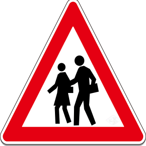 Pedestrians Ahead